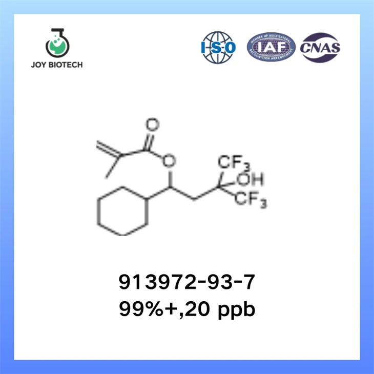 Ester kwasu 2-propenowego, 2-metylo-, 1-cykloheksylo-4,4,4-trifluoro-3-hydroksy-3-(trifluorometylo)butylowy nr CAS 913972-93-7