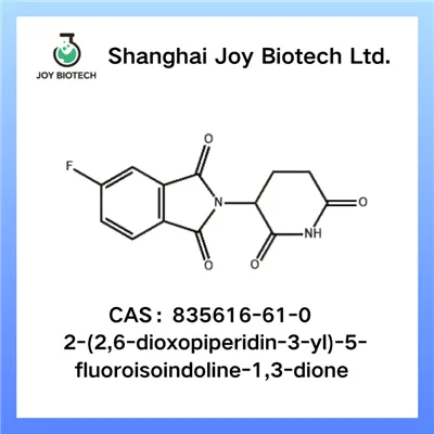 2-(2,6-dioksopiperydyn-3-ylo)-5-fluoroizoindolino-1,3-dion CAS nr 835616-61-0